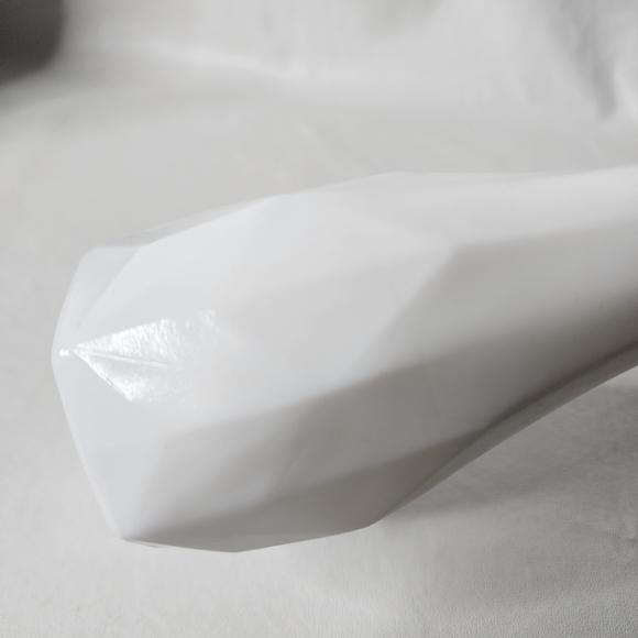 Vintage Vase E O Brody Co USA White Milk Glass Flower Bud Holder 8.5" Tall - Picture 13 of 16